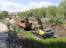 ۸۰ درصد از مسیر رودخانه چنارراهدار لایروبی شد