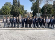 پروژه کف‌سازی و سنگفرش محور گردشگری حافظیه افتتاح شد