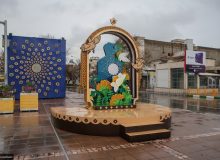 آغاز نصب المان‌های بهاری و رمضانی در منطقه ۶ شیراز