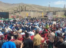 حضور ۲۸ هزار مسافر نوروزی در لحظه تحویل سال در مجموعه جهانی  تخت جمشید