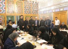 هنرمندان خوشنویس در سومین حرم قلم بر «مشق قدر» زدند/ احداث نگارخانه ۱۰۰ متری ویژه انجمن خوشنویسان