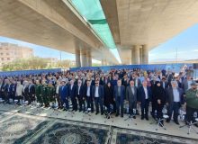 تقاطع چندسطحی شهدای حرم احمدبن موسی(ع) به‌عنوان بزرگ‌ترین تقاطع جنوب کشور افتتاح شد