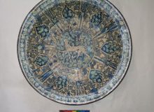 حفاظت و مرمت ظرف سفالی (دیس) منقوش لعابدار دوره ایلخانی