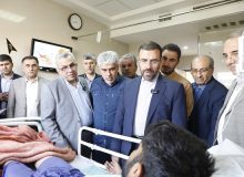 بازدید میدانی استاندار فارس از یکی از بیمارستان های شیراز