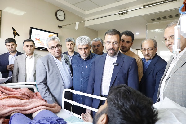 بازدید میدانی استاندار فارس از یکی از بیمارستان های شیراز