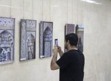 برپایی نمایشگاه عکس‌های هنری آثار فاخر کاشی‌کاری هفت‌رنگ استاد جهانمیری