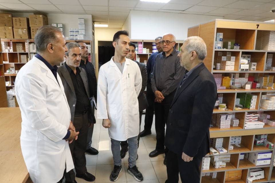 ارزیابی روند خدمات رسانی دارویی و بررسی آخرین وضعیت طرحهای توسعه ای بیمارستان