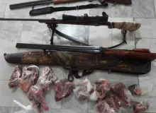 دستگیری شکارچی غیرمجاز در حاشیه تالاب مهارلو