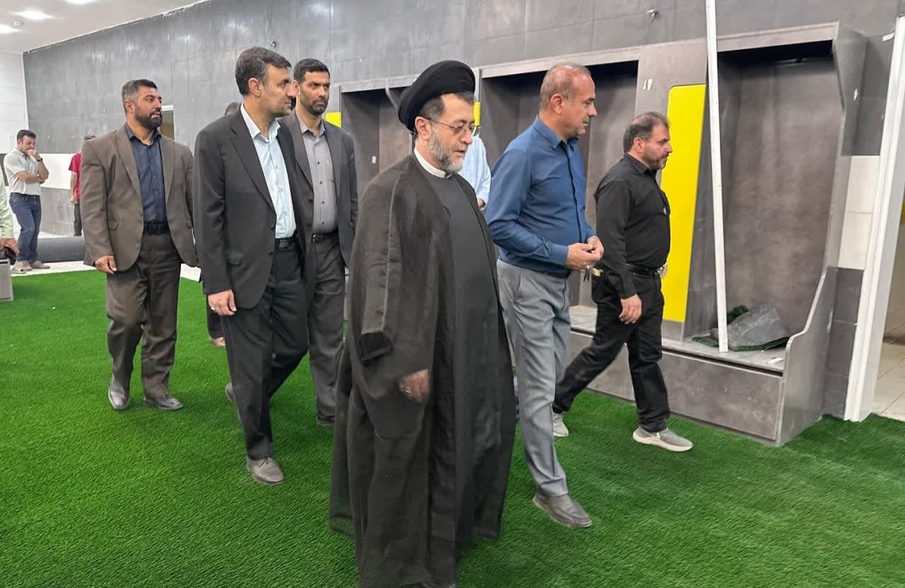 بازدید رئیس کل دادگستری و دادستان مرکز فارس از ورزشگاه پارس شیراز در راستای پیگیری حقوق عامه