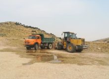 توقف عملیات برداشت مصالح از رودخانه قره‌آغاج