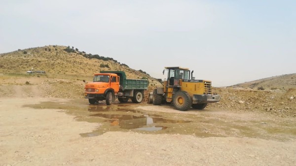 توقف عملیات برداشت مصالح از رودخانه قره‌آغاج