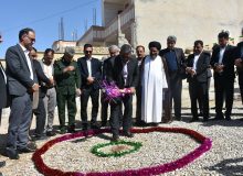 پروژه توسعه و بازطراحی کتابخانه عمومی مصیری شهرستان رستم‌ کلنگ زنی شد