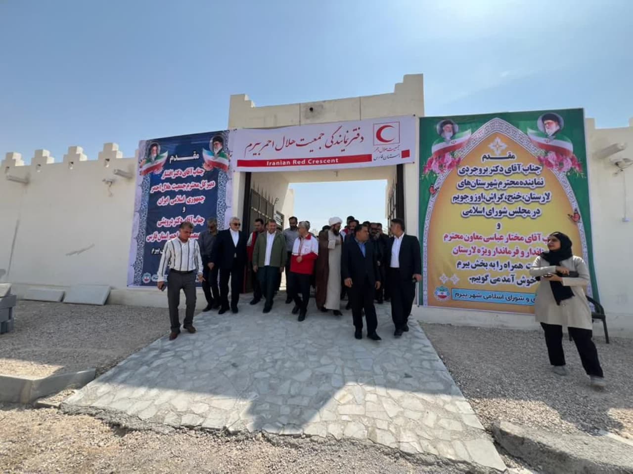 دفتر نمایندگی جمعیت هلال احمر شهر بیرم افتتاح شد