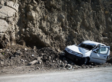 ریزش آوار در جاده کهمره سرخی منجر به فوت و مصدومیت ۴ نفر شد