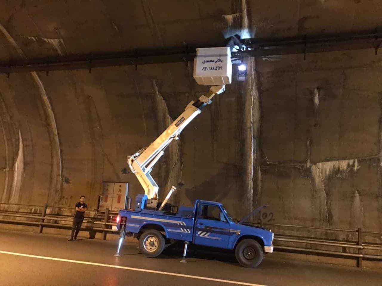 خاموشی تونل بزرگراه شهید سلیمانی رفع شد