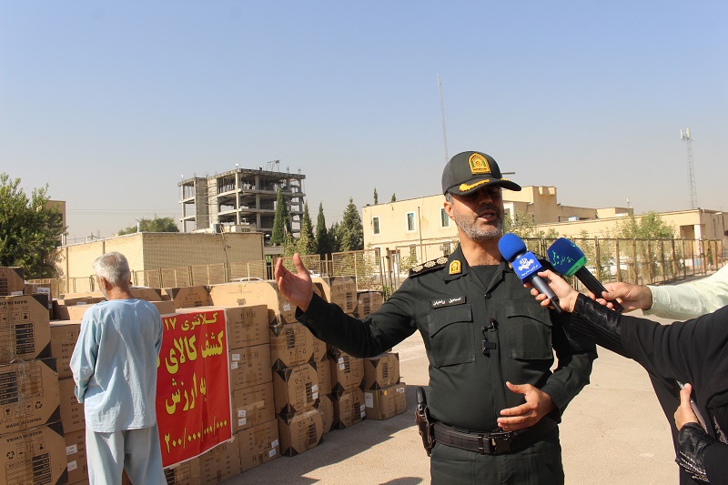 کشف محموله فاقد مجوز ۲۰۰ میلیاردی در شیراز