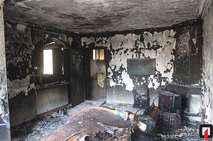 مهار آتش‌سوزی گسترده ۳ منزل مسکونی در شیراز
