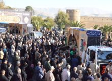 آیین باشکوه تشییع ۱۲ شهید دفاع مقدس در شیراز؛ حماسه‌ای از عشق، ایمان و وفاداری رقم خورد