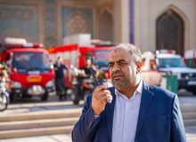 مانور بزرگ «ایمنی، امداد و نجات» در حرم مطهر حضرت شاهچراغ(ع) برگزار شد