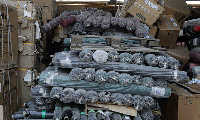 دپو پارچه‌های ۴۰ میلیاردی فاقد مجوز لو رفت