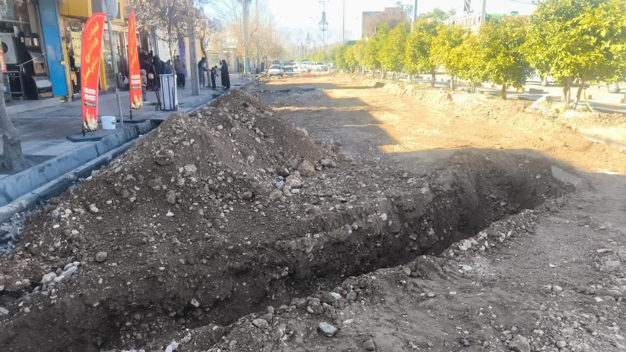 گامی تازه در ساماندهی محورهای گردشگری؛ آغاز سنگ‌فرش چهارراه دلگشا تا آرامگاه سعدی