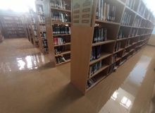 سیل نوروزی، به کتابخانه ۶۰ ساله جهرم آسیب جدی زد