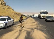 اقدام به‌موقع راهدار فارس مانع حوادث زنجیره‌ای در محور سروستان شد
